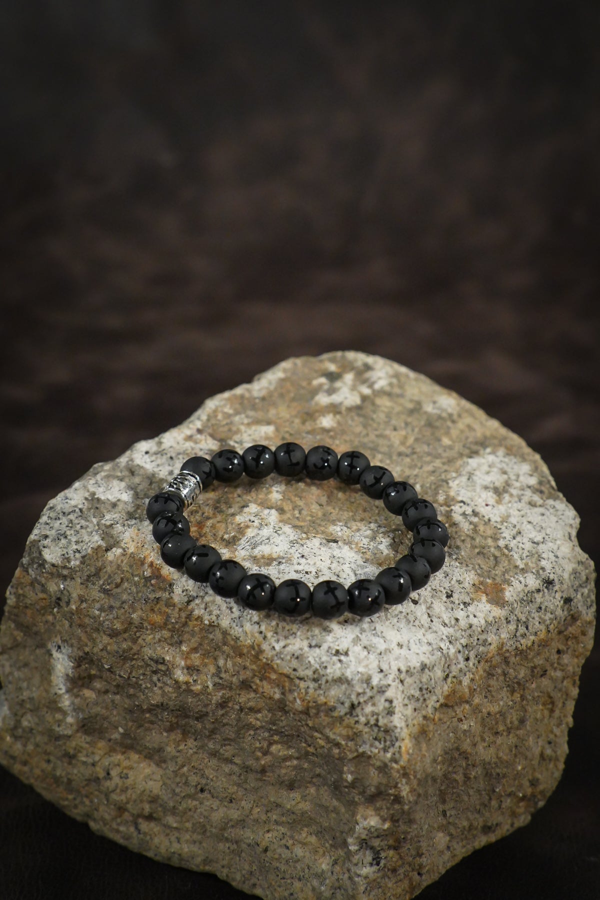 Striped Onyx Natural Stone Bracelet