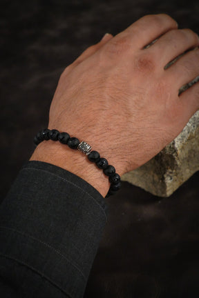 Striped Onyx Natural Stone Bracelet
