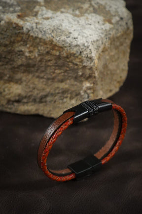 Jun Genuine Leather Bracelet