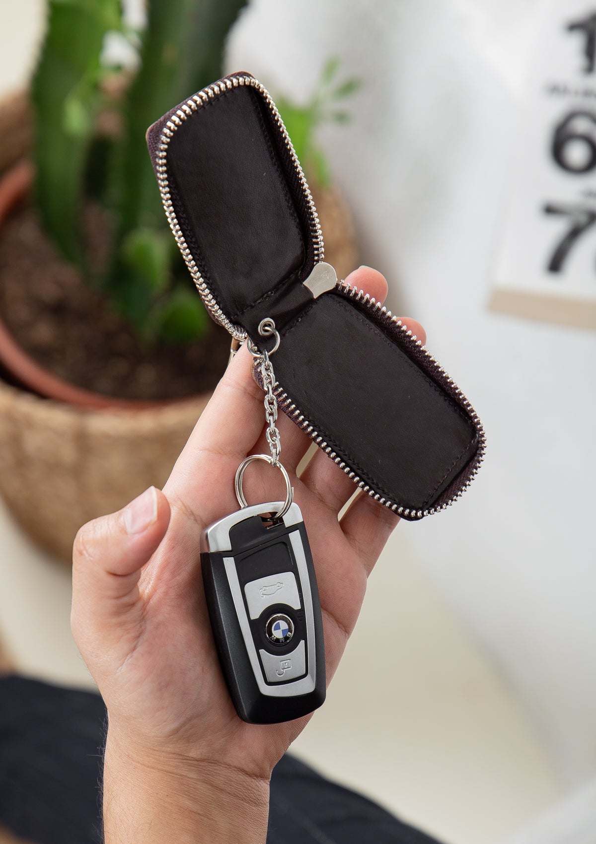 Genuine Leather Car Key Holder
