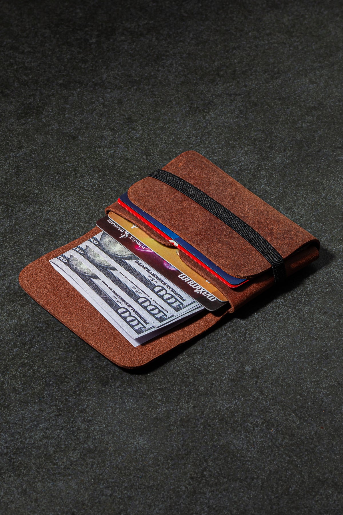 Niki Leather Star Unisex Wallet Card Holder Crazy Leather