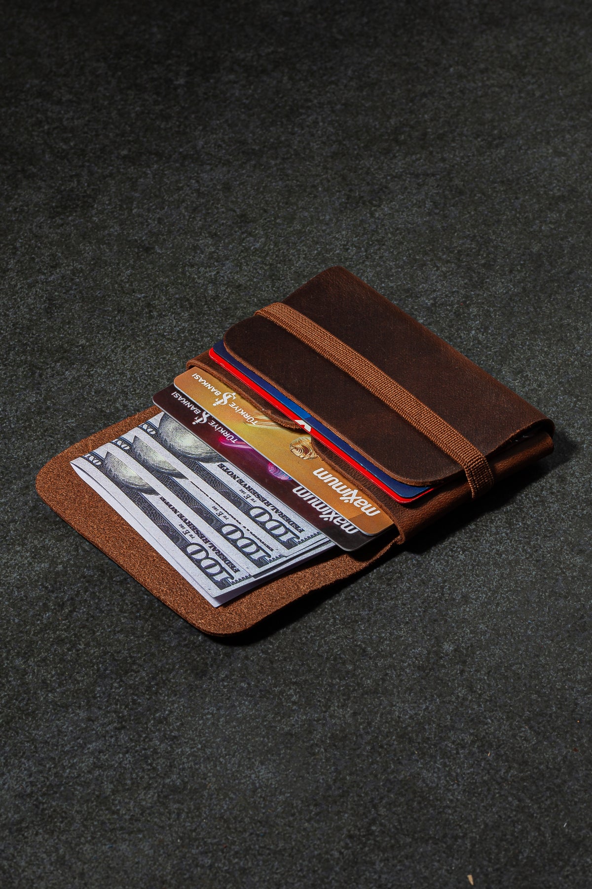 Niki Leather Star Unisex Wallet Card Holder Crazy Leather