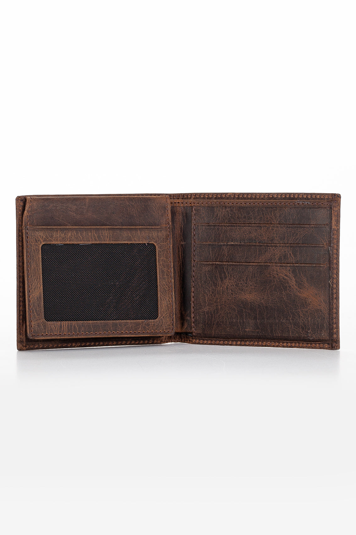 Niki Leather Sane-A Crazy Leather Wrapped Stitched Men's Wallet