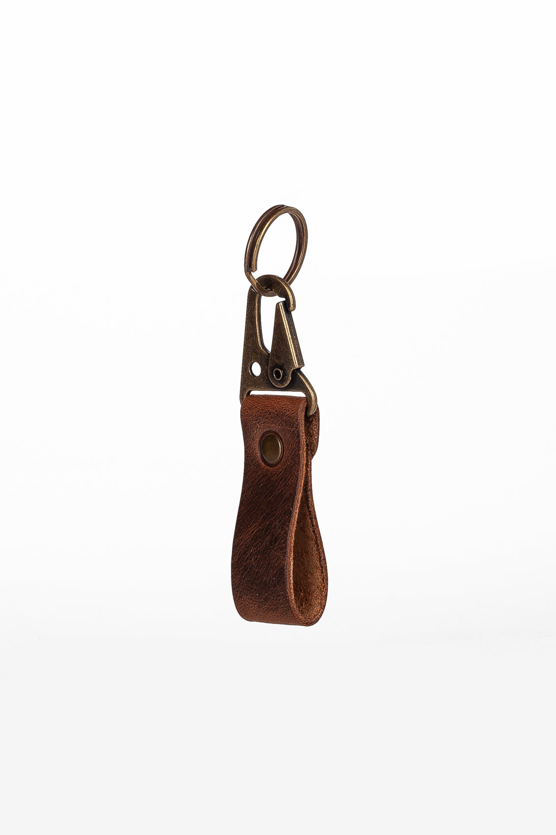 Crazy Leather Keychain with Hook