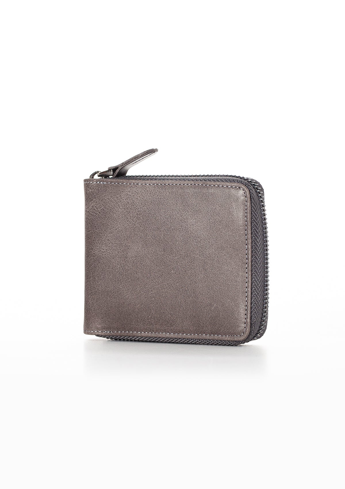 Evo Vintage Leather Zippered Unisex Card Holder Wallet