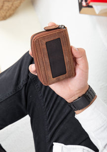 Tony Genuine Leather Card Holder Wallet